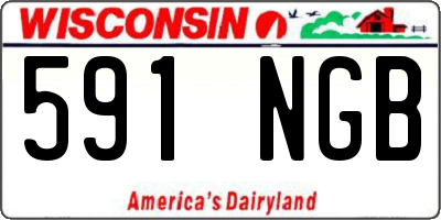 WI license plate 591NGB