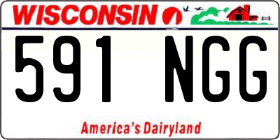 WI license plate 591NGG