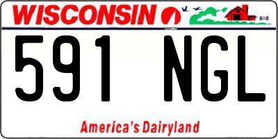 WI license plate 591NGL