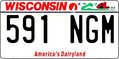WI license plate 591NGM