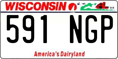 WI license plate 591NGP