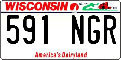 WI license plate 591NGR