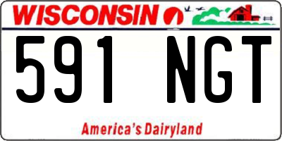 WI license plate 591NGT