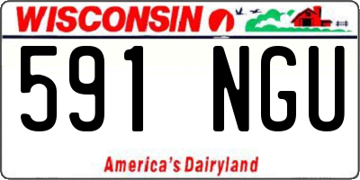 WI license plate 591NGU
