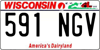 WI license plate 591NGV