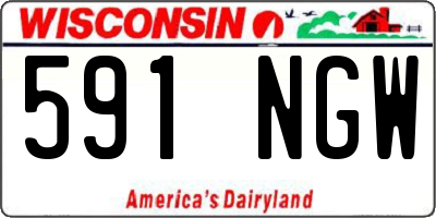 WI license plate 591NGW