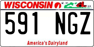 WI license plate 591NGZ