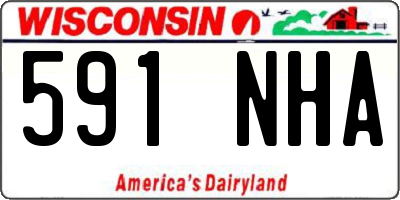 WI license plate 591NHA