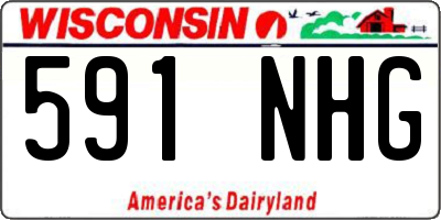 WI license plate 591NHG