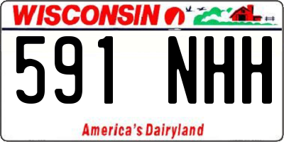 WI license plate 591NHH