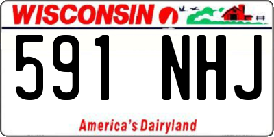 WI license plate 591NHJ