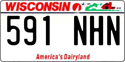 WI license plate 591NHN