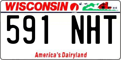 WI license plate 591NHT