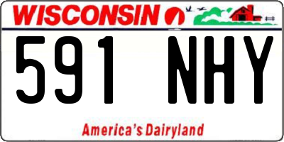 WI license plate 591NHY