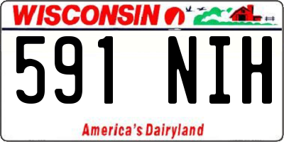 WI license plate 591NIH
