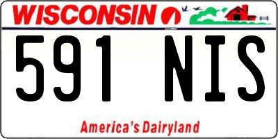WI license plate 591NIS