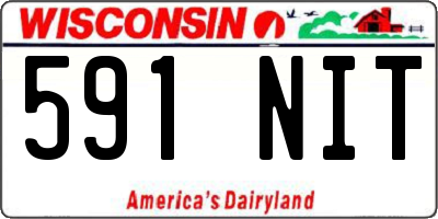 WI license plate 591NIT