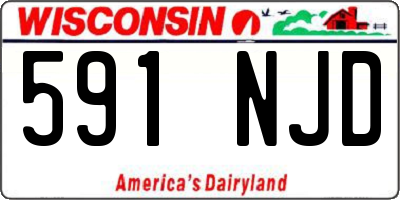 WI license plate 591NJD