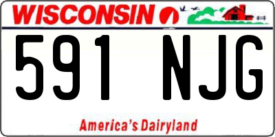 WI license plate 591NJG
