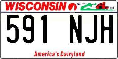 WI license plate 591NJH