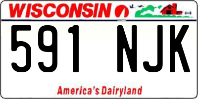WI license plate 591NJK
