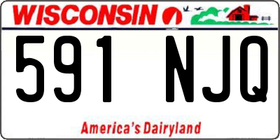 WI license plate 591NJQ