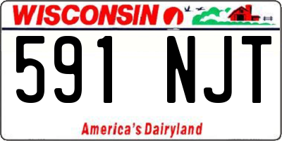 WI license plate 591NJT