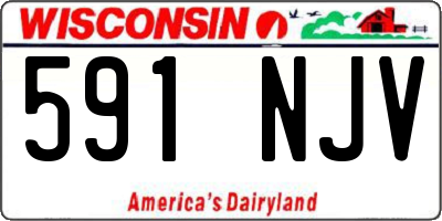WI license plate 591NJV