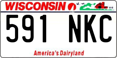 WI license plate 591NKC