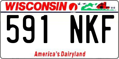 WI license plate 591NKF