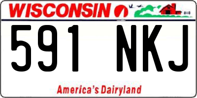 WI license plate 591NKJ