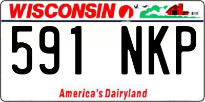 WI license plate 591NKP