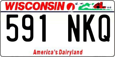 WI license plate 591NKQ