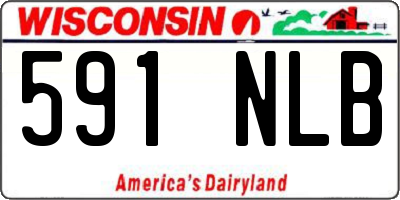 WI license plate 591NLB