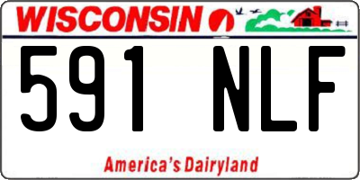 WI license plate 591NLF