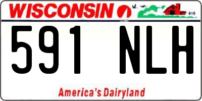 WI license plate 591NLH