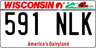 WI license plate 591NLK