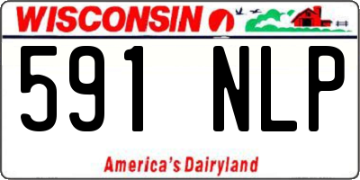 WI license plate 591NLP