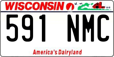 WI license plate 591NMC