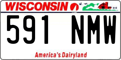 WI license plate 591NMW