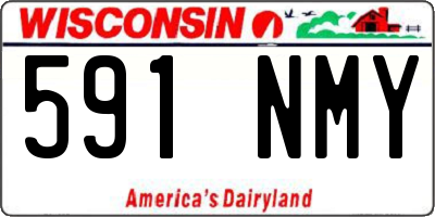 WI license plate 591NMY