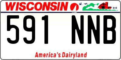 WI license plate 591NNB