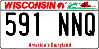 WI license plate 591NNQ