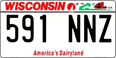 WI license plate 591NNZ