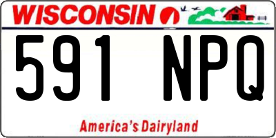 WI license plate 591NPQ