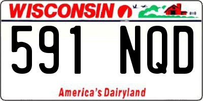 WI license plate 591NQD