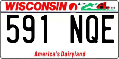 WI license plate 591NQE