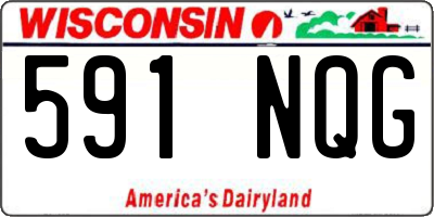 WI license plate 591NQG