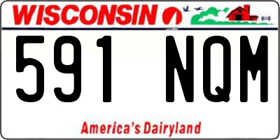 WI license plate 591NQM