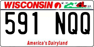 WI license plate 591NQQ